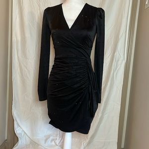 Guess black beaded short dress